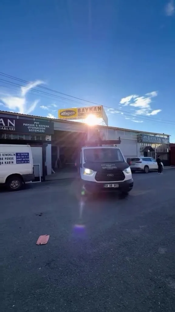Baykan Panjur Sivas işyeri ve servis araçları